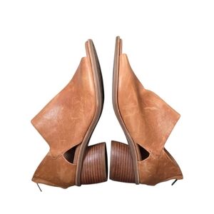 Sofft Tan Carleigh Peep Toe Bootie Sandals Women's Size 10